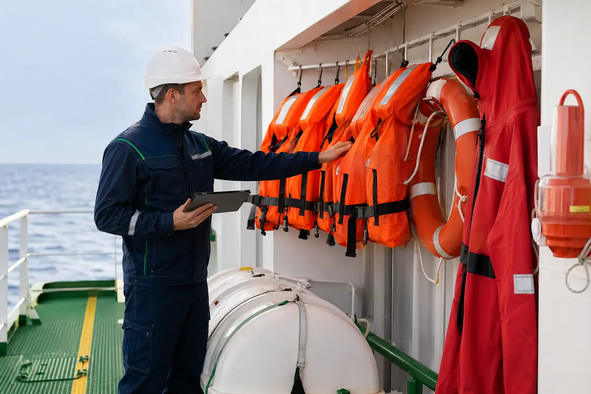 Life-saving appliances inspection and servicing in Qatar