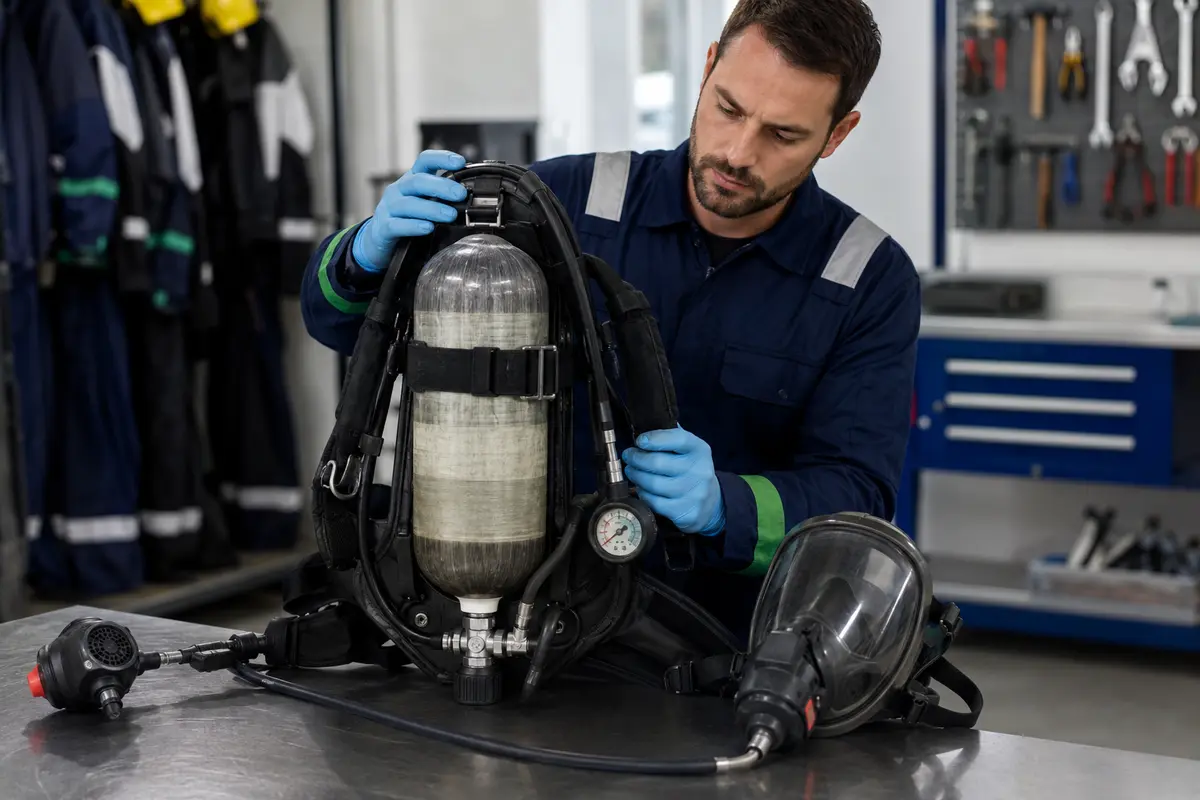 Marine breathing-apparatus inspection and servicing in Qatar